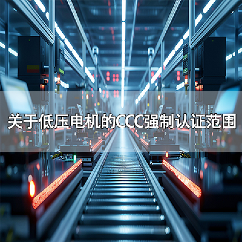 關(guān)于低壓電機的CCC強制認證范圍