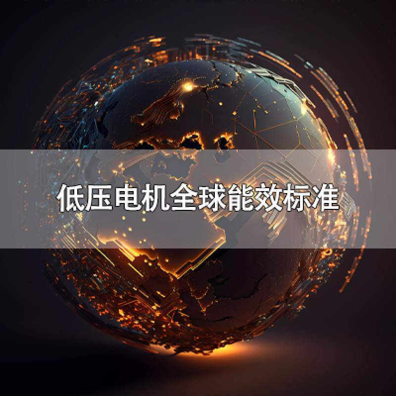 低壓電機全球能效標準
